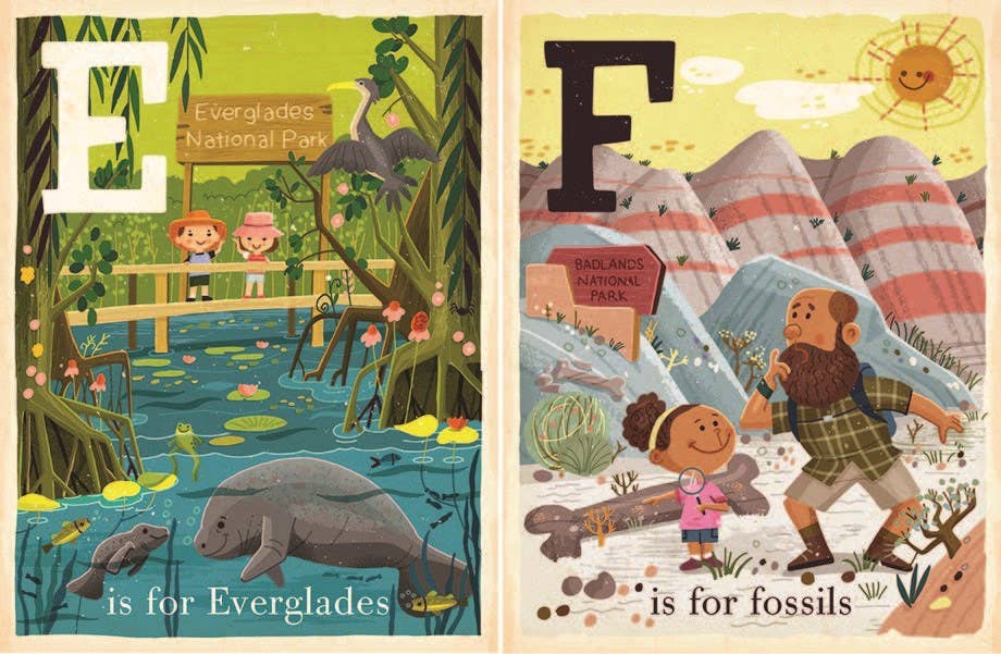 Gibbs Smith - B is for Bison; A National Parks Alphabet