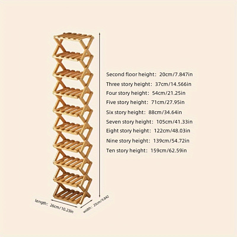 Narrow MultiLayer Shoe Rack- HMT17NS