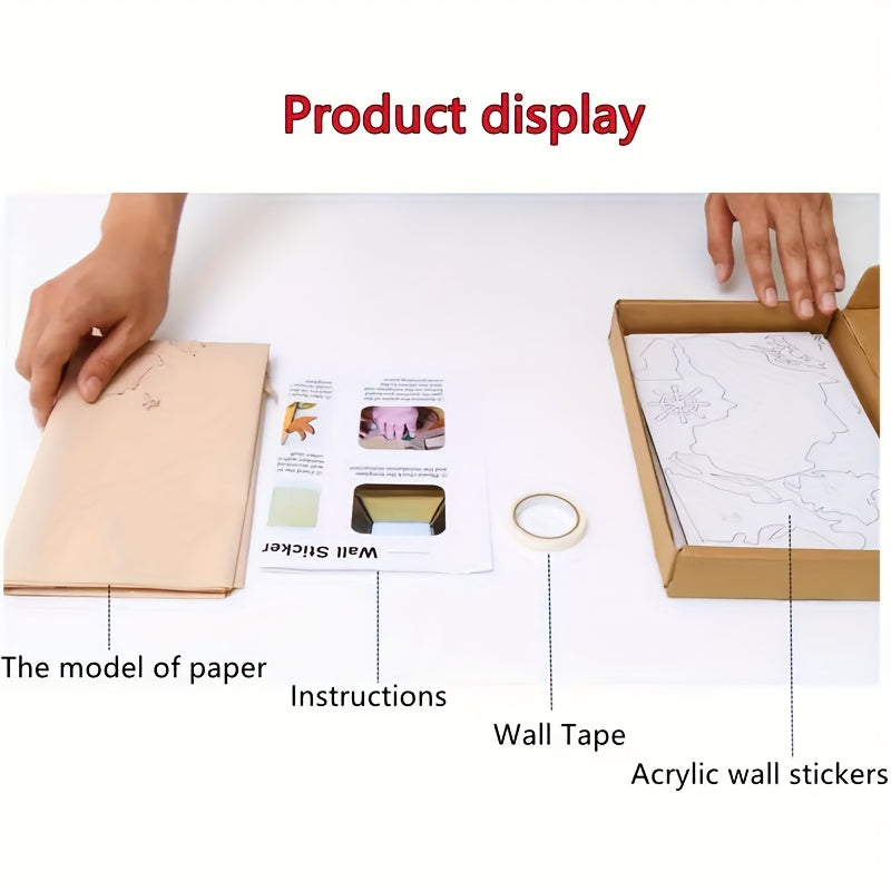 Boho World Map Wall Decor- HMMT25TT