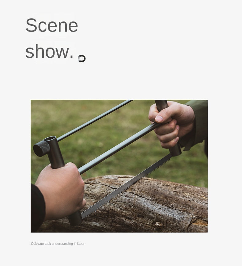 Mobi Garden Outdoor Portable Saw Ultralight Foldable Hand Saw Hacksaw Folding Wood Log Bush Camping Tool Crafting Only 243g With Storage Bag