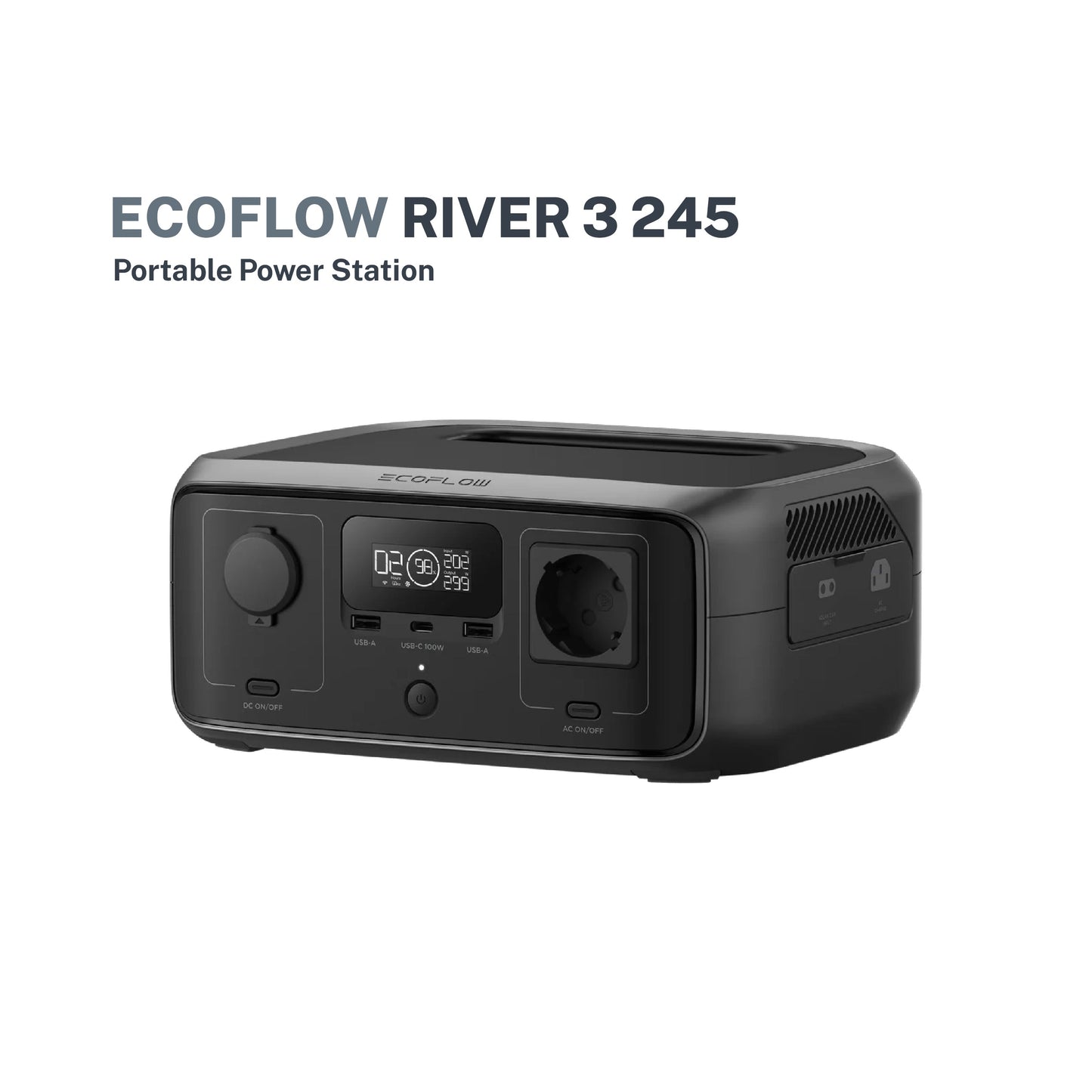 Ecoflow River 3 Power Station 220V Charging 100% In 1 Hour 300W Up To 600W With X-Boost Power Source Battery Backup Energy Storage