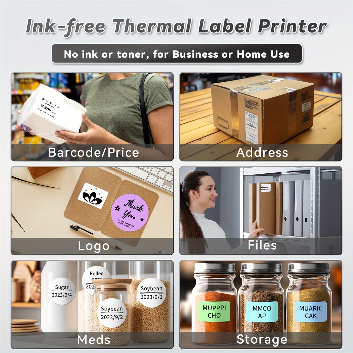 Phomemo M221 Portable Thermal Label & Barcode Printer TJR7P2X