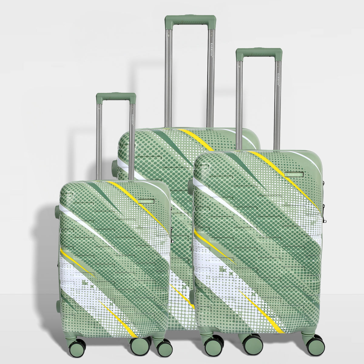 Karry-On Aero Strokes Expandable 3 Pc Set Pp Luggage (20/24/28")