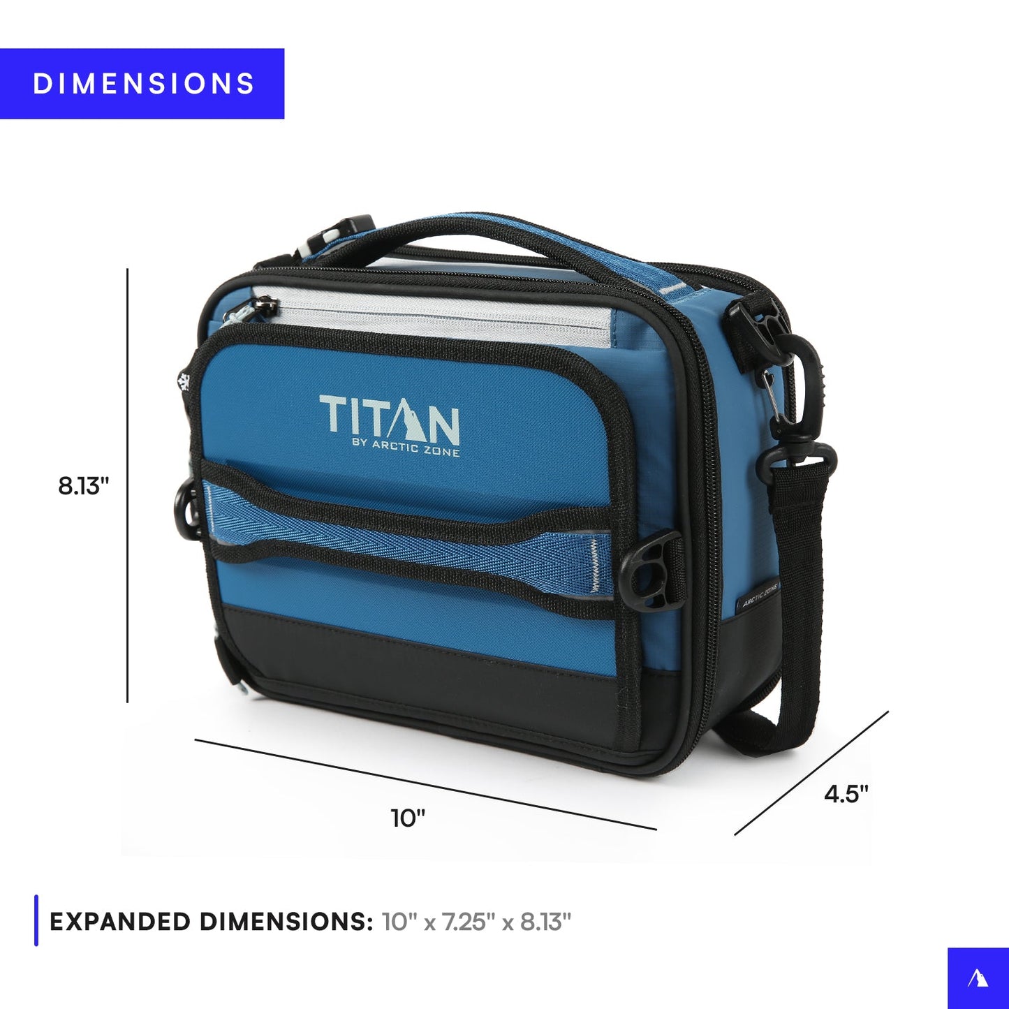 Fridge Cold Crush Resistant Expandable Lunch Bag