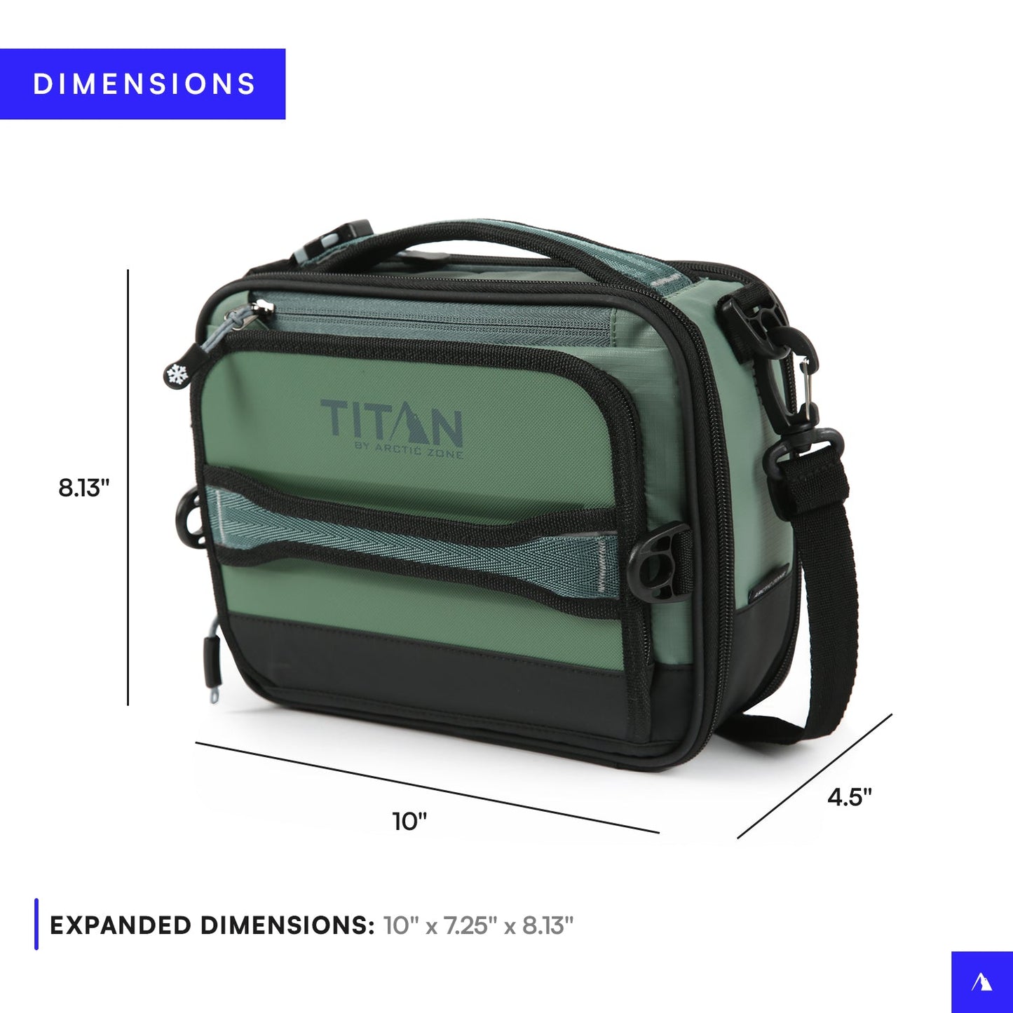 Fridge Cold Crush Resistant Expandable Lunch Bag