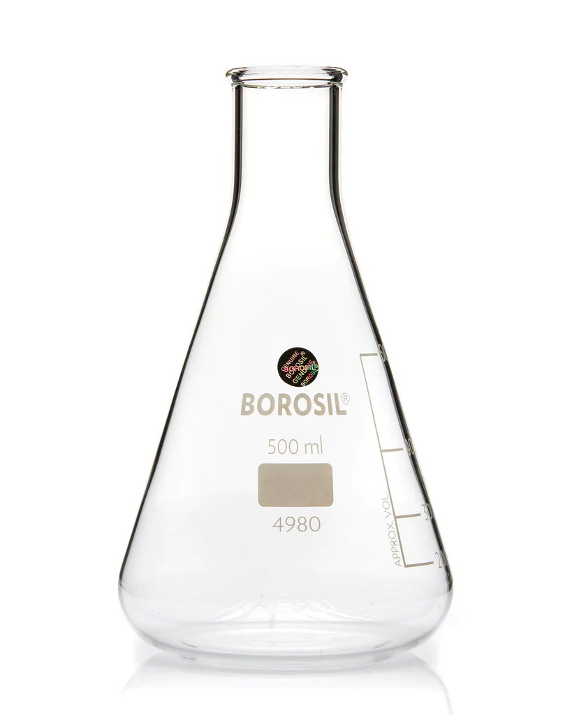 Conical Flask Glass Borosil