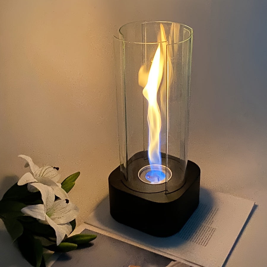 Square Swirl Tabletop Fireplace- HMT14TF