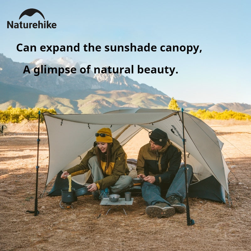 Naturehike MONGAR Series UL Tent Portable Ultralight 1 and 2 Person 15D Nylon Rainproof Expandable Canopy Double Layer Camping Outdoor Hiking Backpacking Cycling Tent