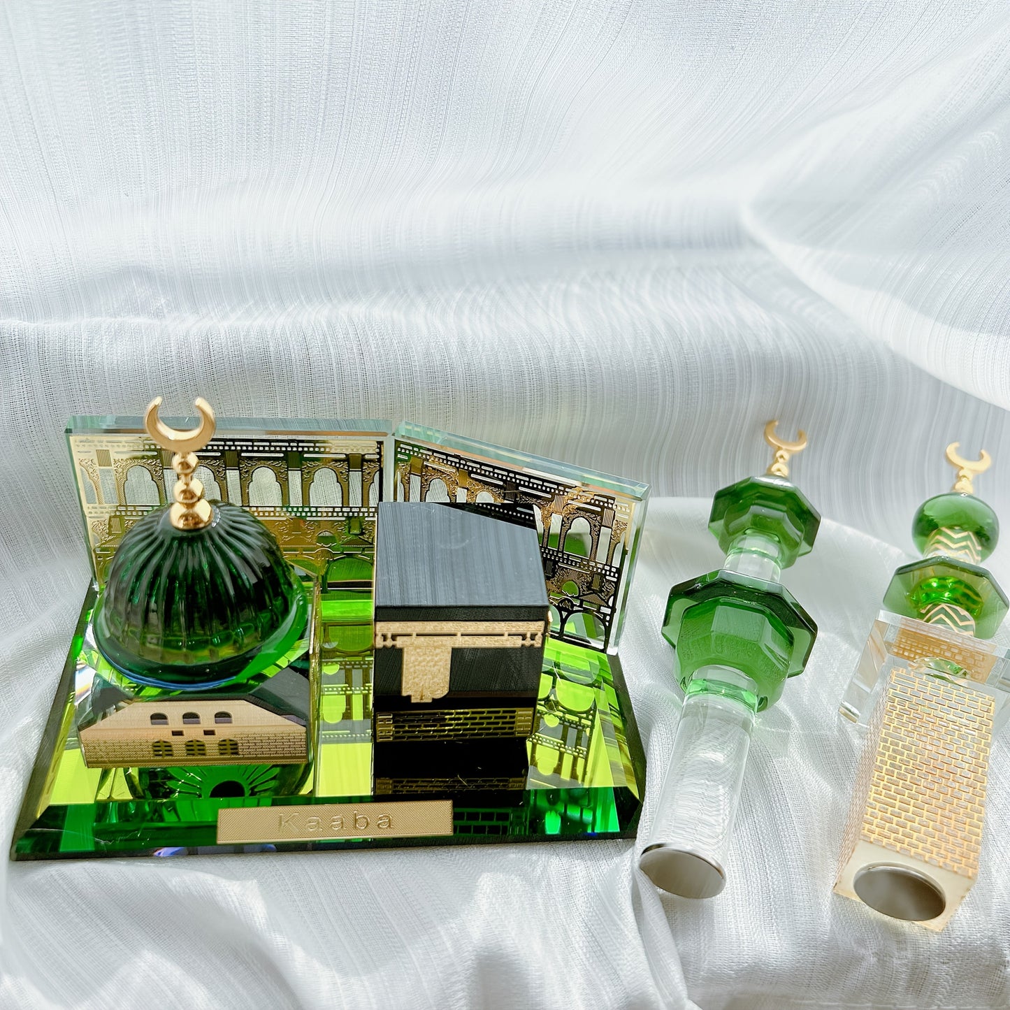 Crystal Kaaba Mosque Keepsake- HMT25KB