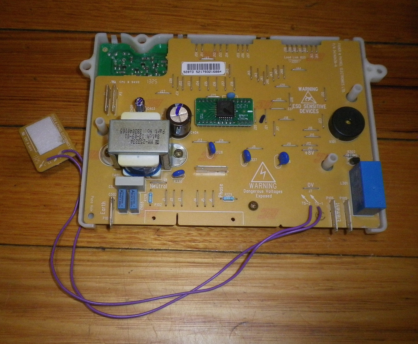 Fisher & Paykel Nautilus DW920 Control Module (Shopsoiled) - Part # FP521793P