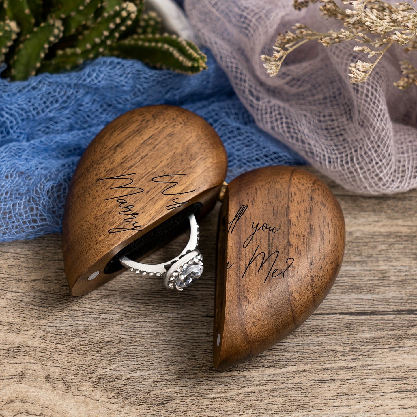 Heart Ring Box Will You Marry Me- HMT25ER