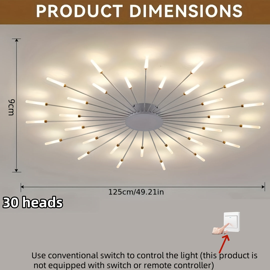 Modern Luxury LED Fireworks Ceiling Lamp-CVH5