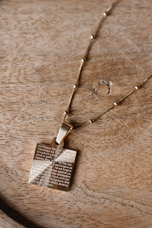 Weisinger Designs Lord's Prayer Necklace