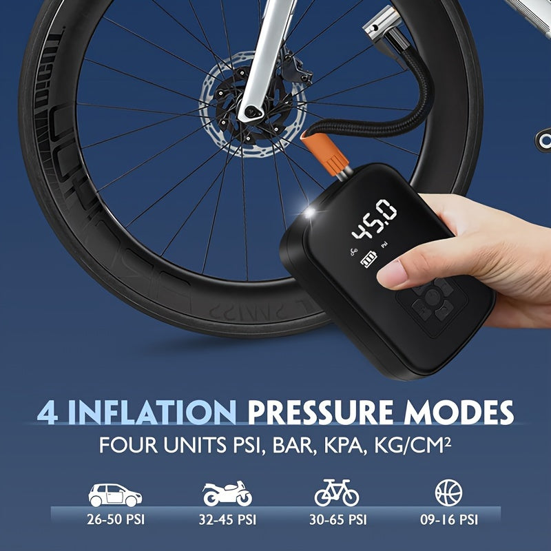Portable Tire Inflator for Cars- HMT12M4