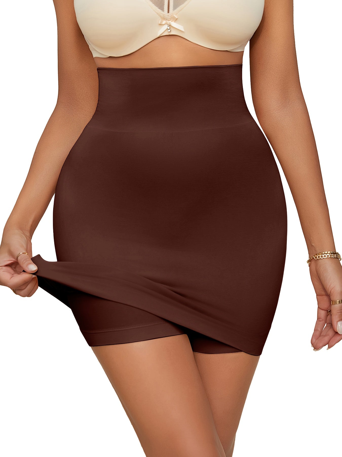 High-Waisted Body-Shaping Skirt Pants for Women TJR6L7P
