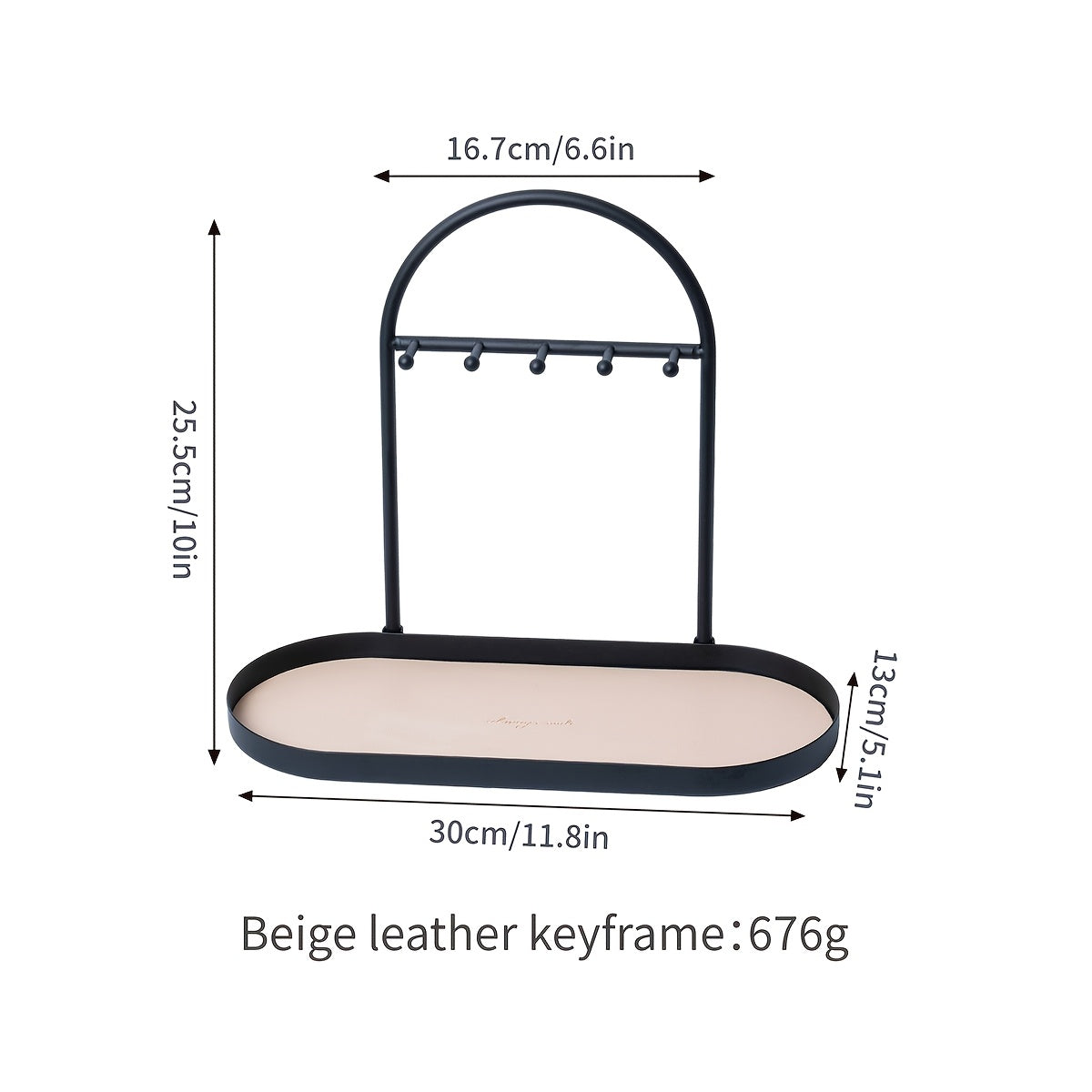 Oval Jewelry Key Holder- HMT24OJ