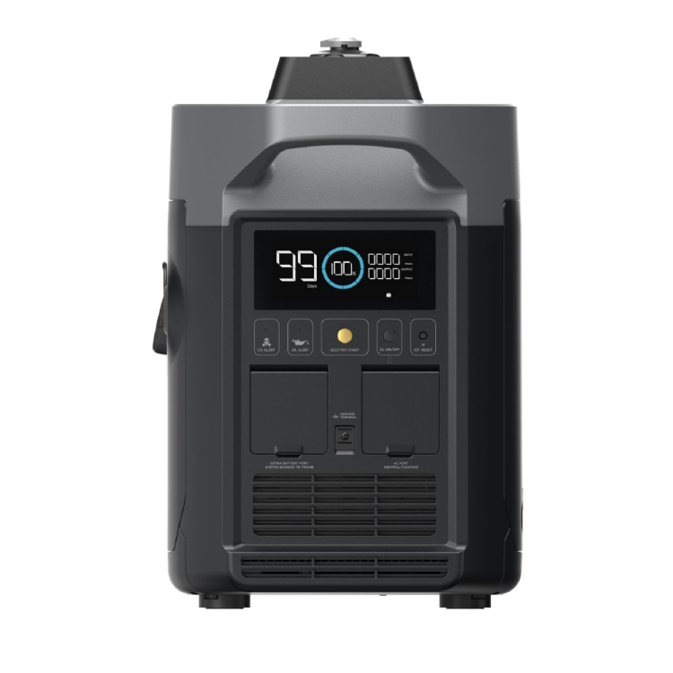 EcoFlow Dual Fuel Smart Generator Portable Lightweight Multifunctional Large Capacity 220V Either LPG Or Gasoline Emergency Generator Backup Eco Flow