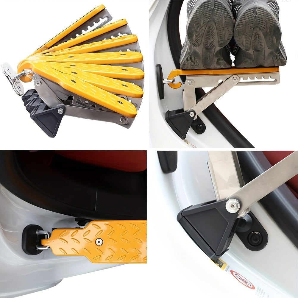 Universal Car Door Foot Pedal Roof Luggage Rack TJR8X5S