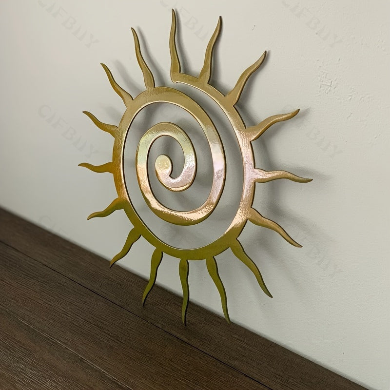 Antique Coiled Star Metal Wall Art - G2SV
