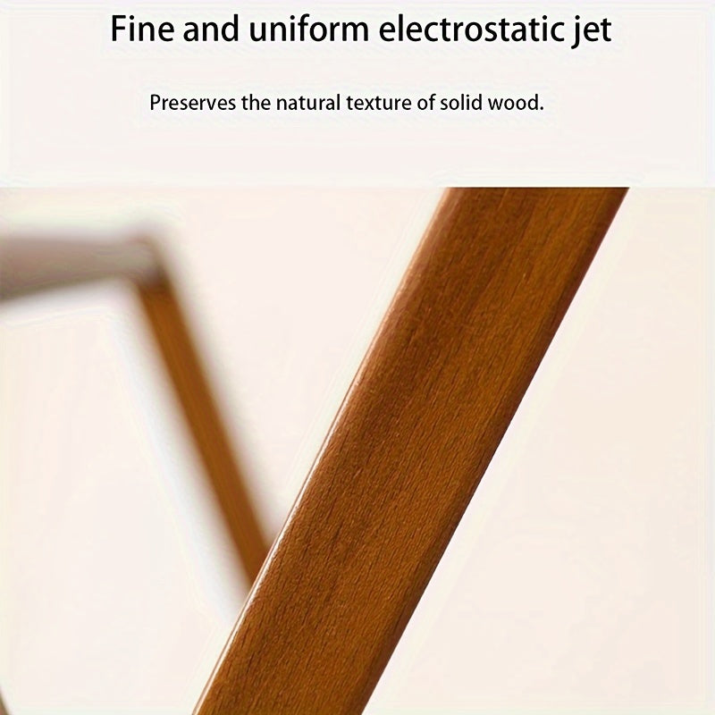 Solid Wooden Foldable Clothes Rack - XV0S