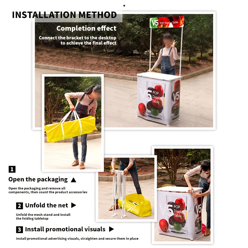 Portable Folding Table  Expandable Stand-OG7K