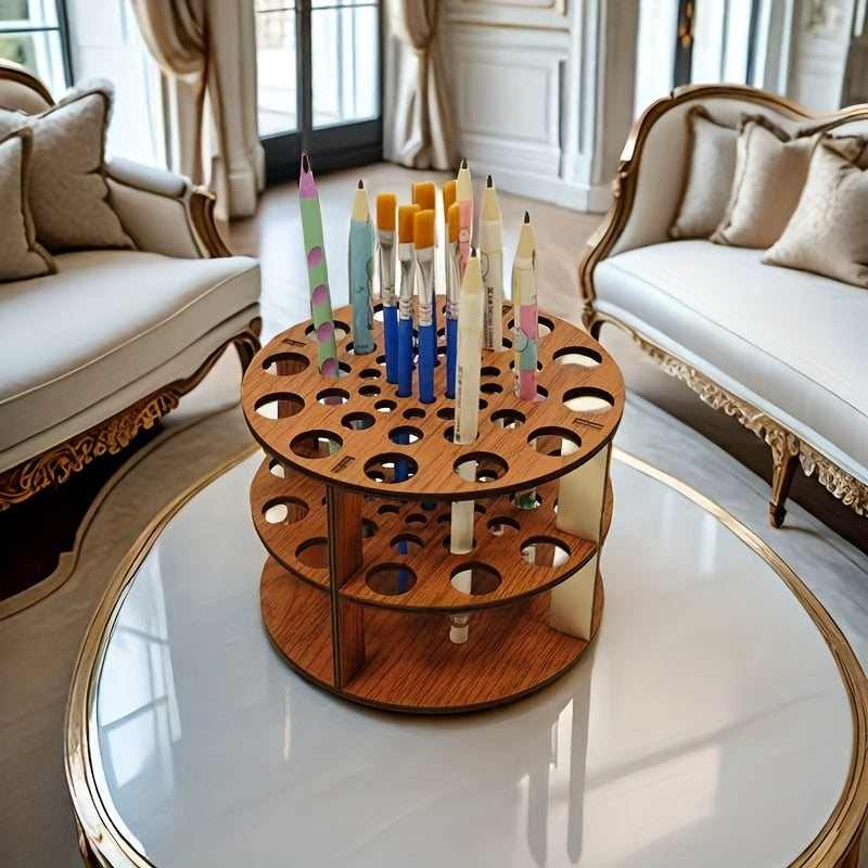 Rotating Circular Multifunctional Art Pen Holder - DN2J