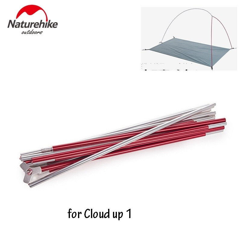 Naturehike CLOUD UP Series Replacement Parts Pole Groundsheet Mat Inner Outer Fly Tent Pegs Nail Set Rope Storage Bag Footprint Ground Sheet Frame Accessories