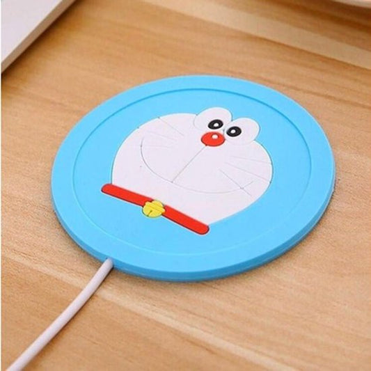 USB Beker Verwarmer - Lichtblauw Kat