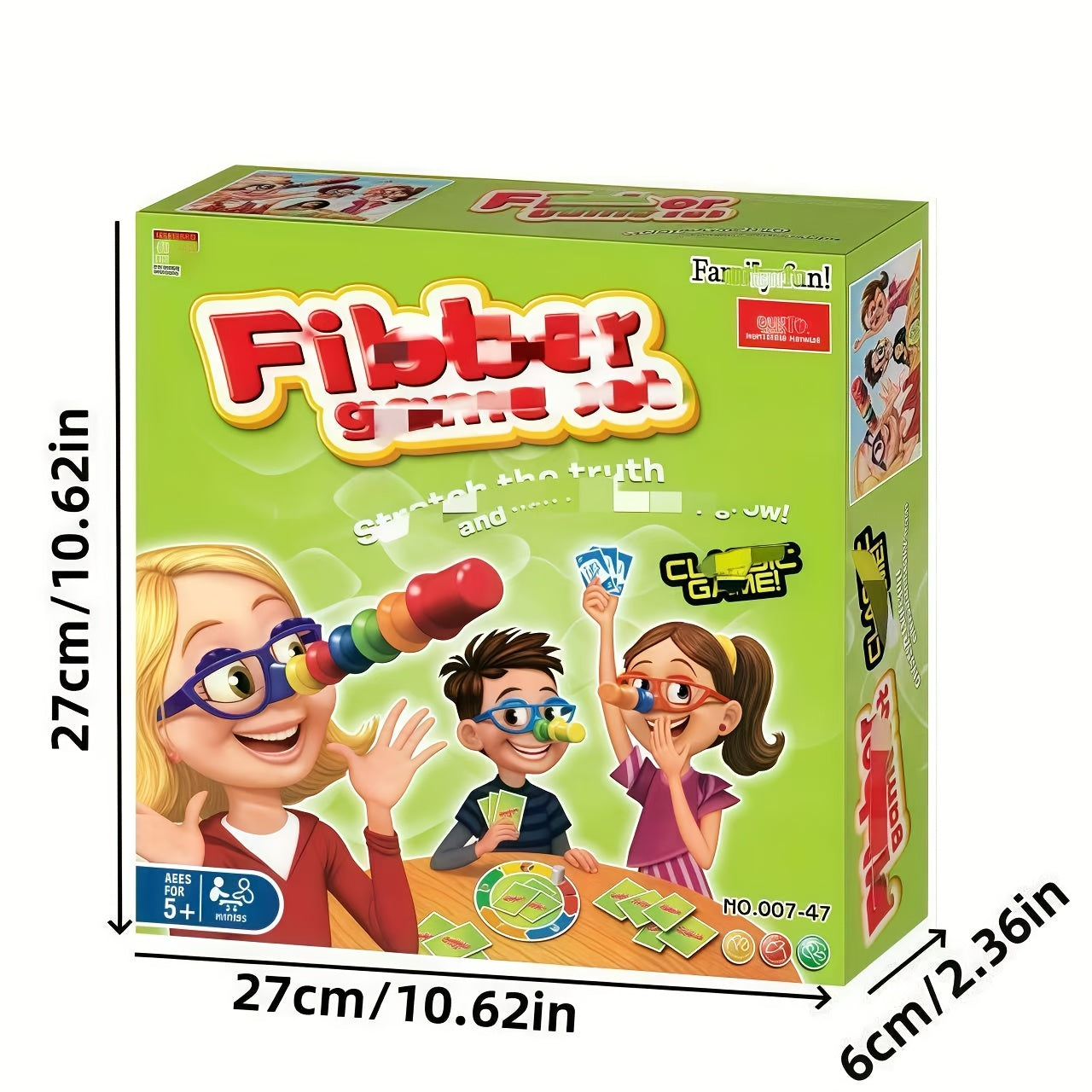 Fun Long Nose Glasses Toy, Interactive Play TJR7L4D