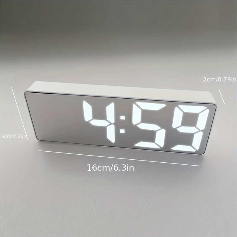 LED Digital Alarm Clock- HMT12M6
