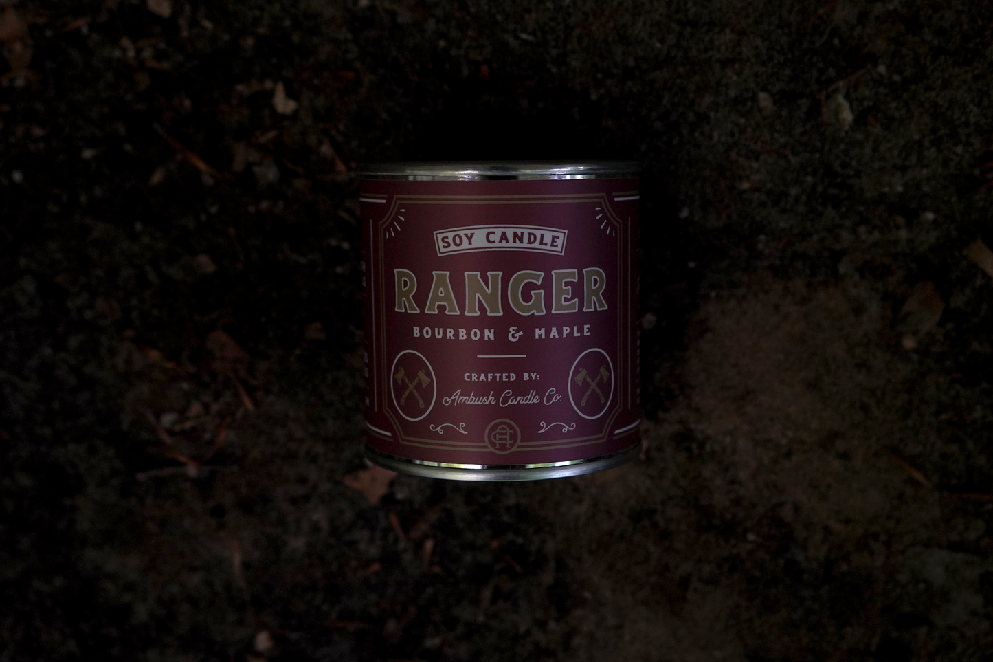 Ranger | Bourbon + Maple 8oz Soy Candle
