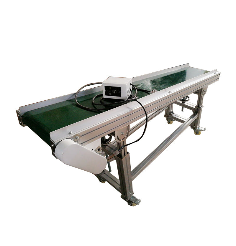 110V 1.8m PVC Inclined Wall Conveyor 30cm