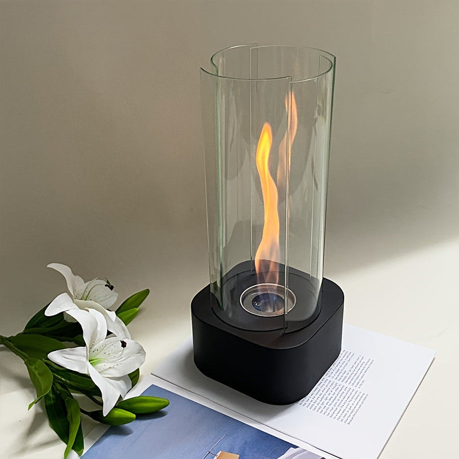 Square Swirl Tabletop Fireplace- HMT14TF