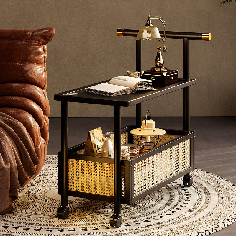 Modern Side Table with Golden Accents - CS02