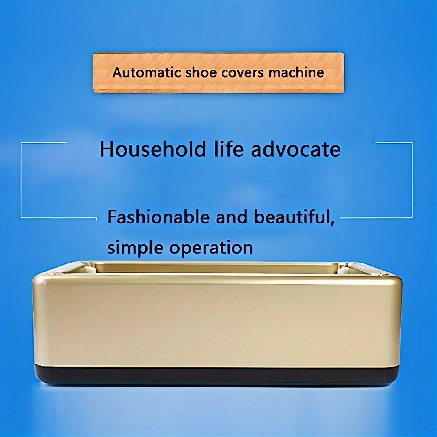 Automatic Shoe Cover Dispenser, Durable Plastic TJR7P4D