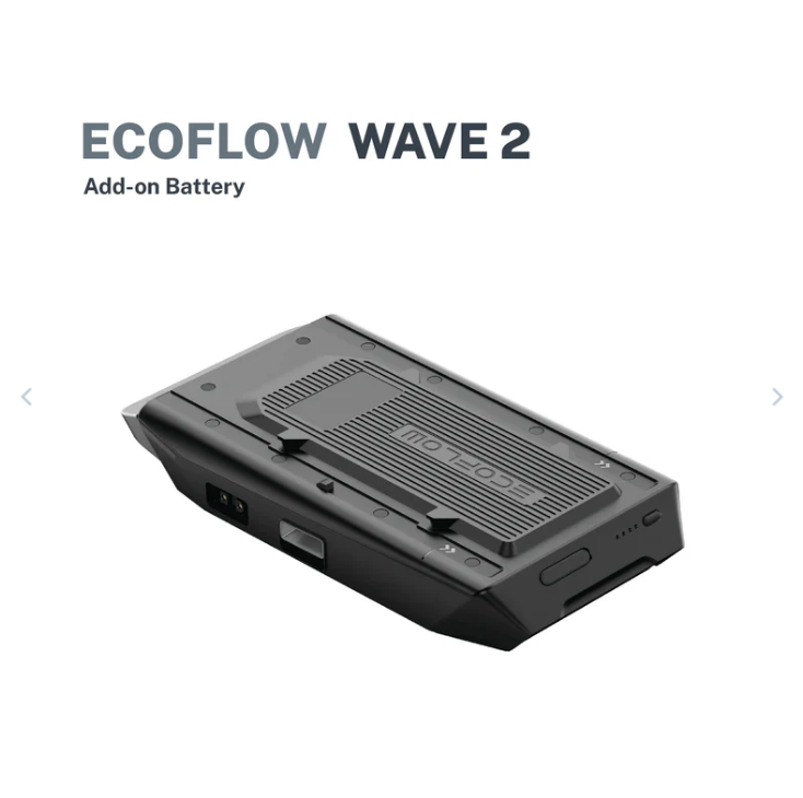 EcoFlow WAVE 2 Portable Air Conditioner 2-in-1 Fast Cooling & Heating Battery & Solar Compatible Quiet Operation Eco-Friendly Multiple Charging Option