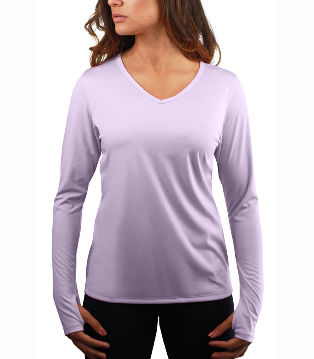 Bonita Ladies Long Sleeve V Neck ProtectUV® Sun Protective Shirt