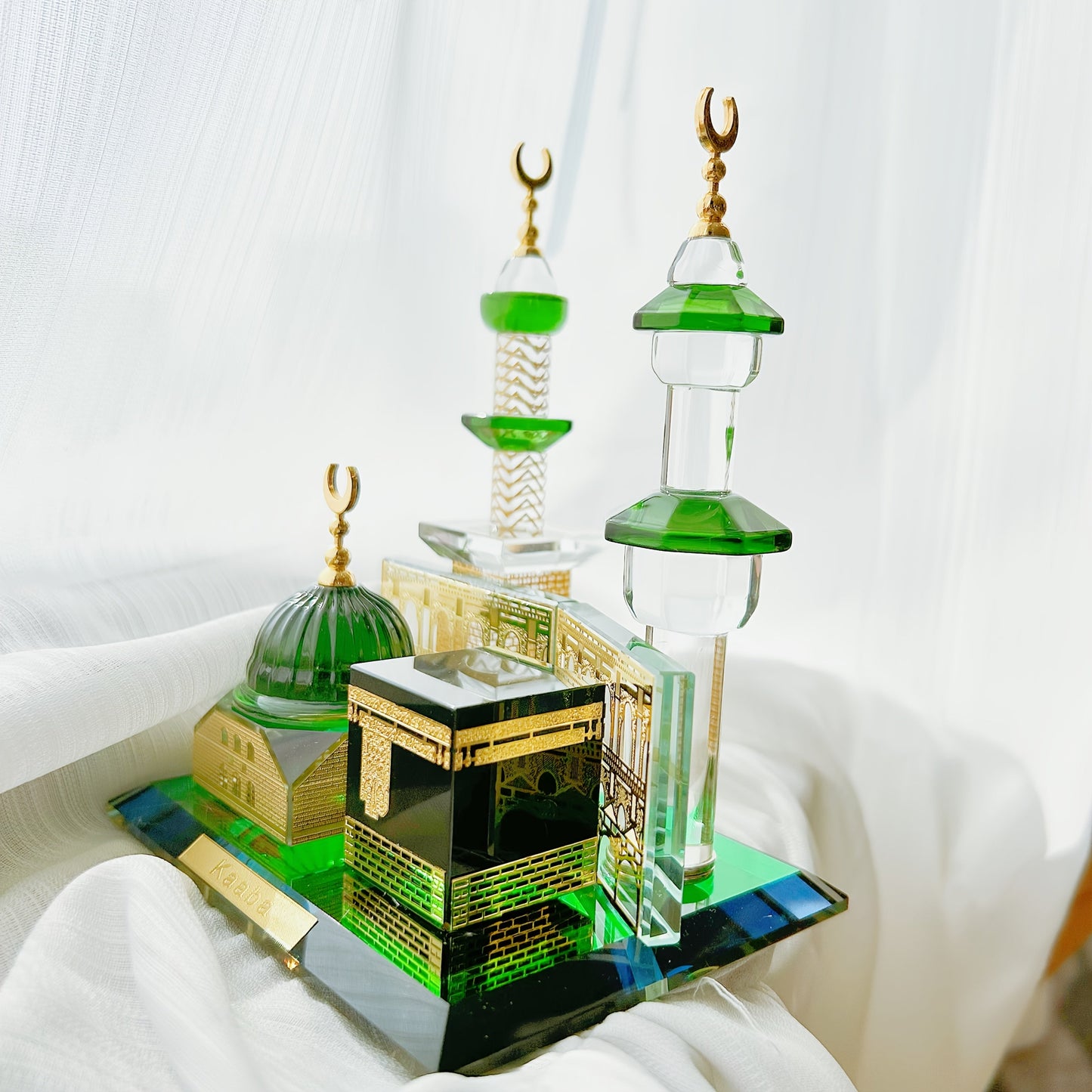 Crystal Kaaba Mosque Keepsake- HMT25KB