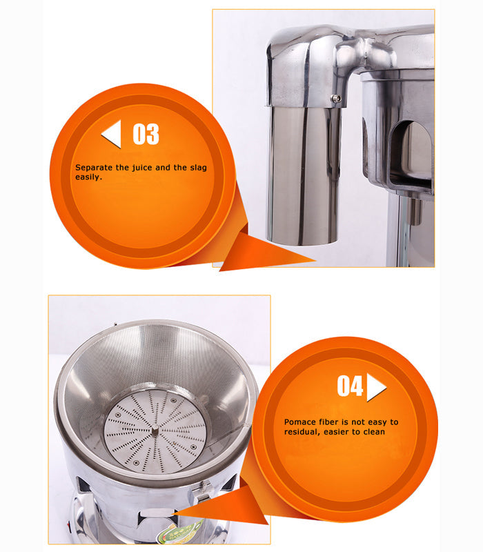 110V Commercial Fruit and Vegetable Juicer