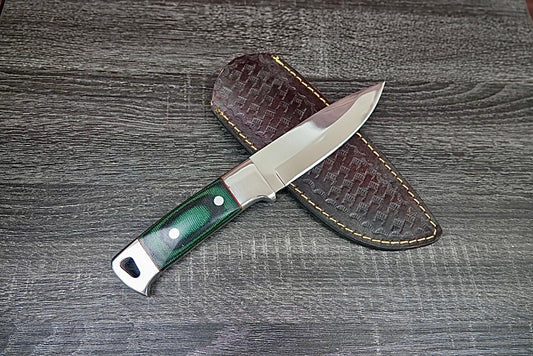 9.0" CUSTOM HANDMADE HUNTING KNIFE COMBAT FIXED BLADE