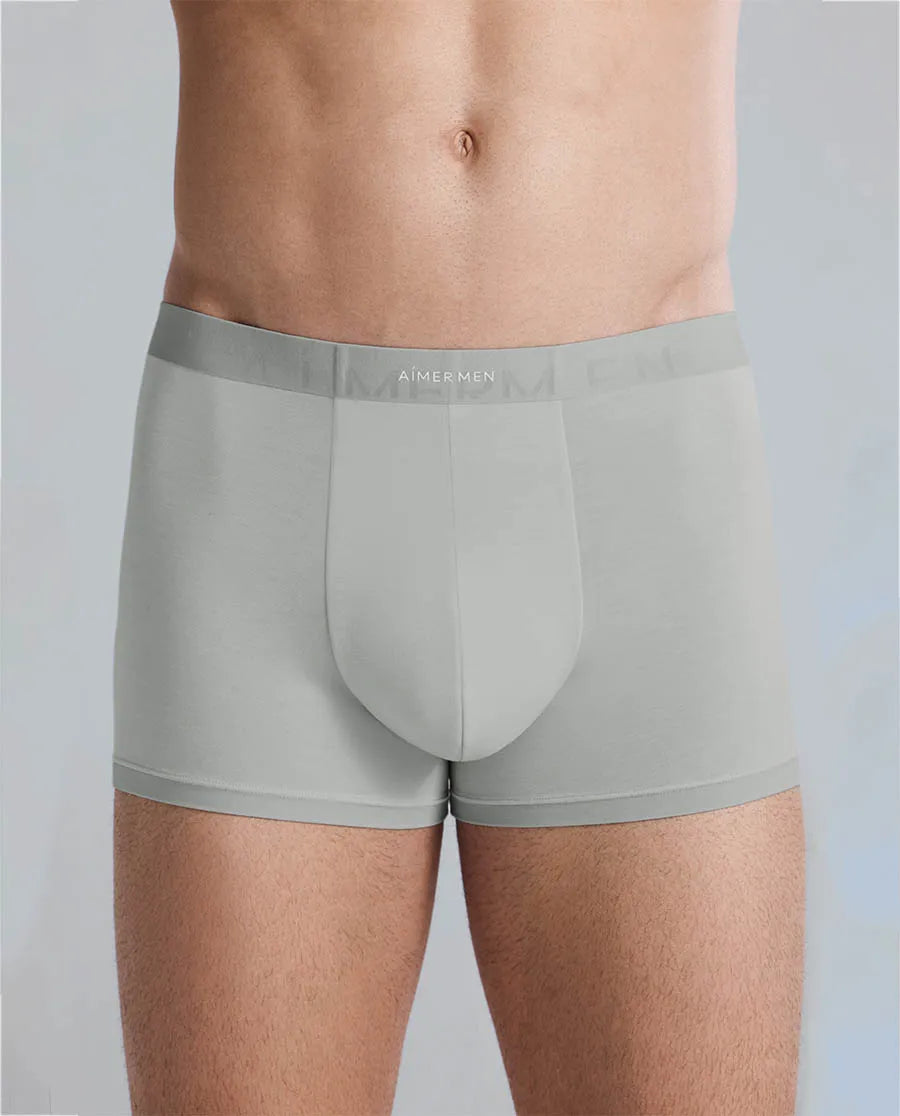 Aimer Men Milk Fiber Collection 2-Pack Logo Trunk