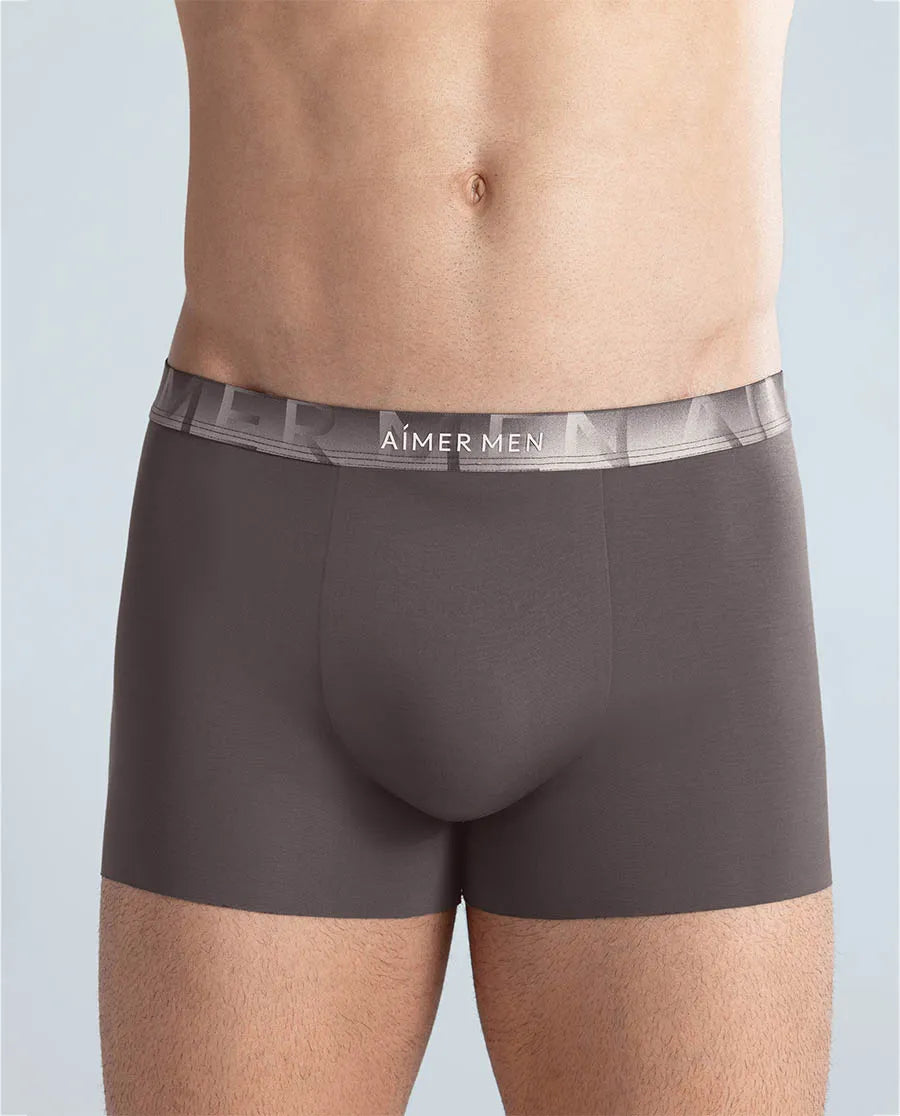 Aimer Men Logo Silky Cool Feeling Trunk
