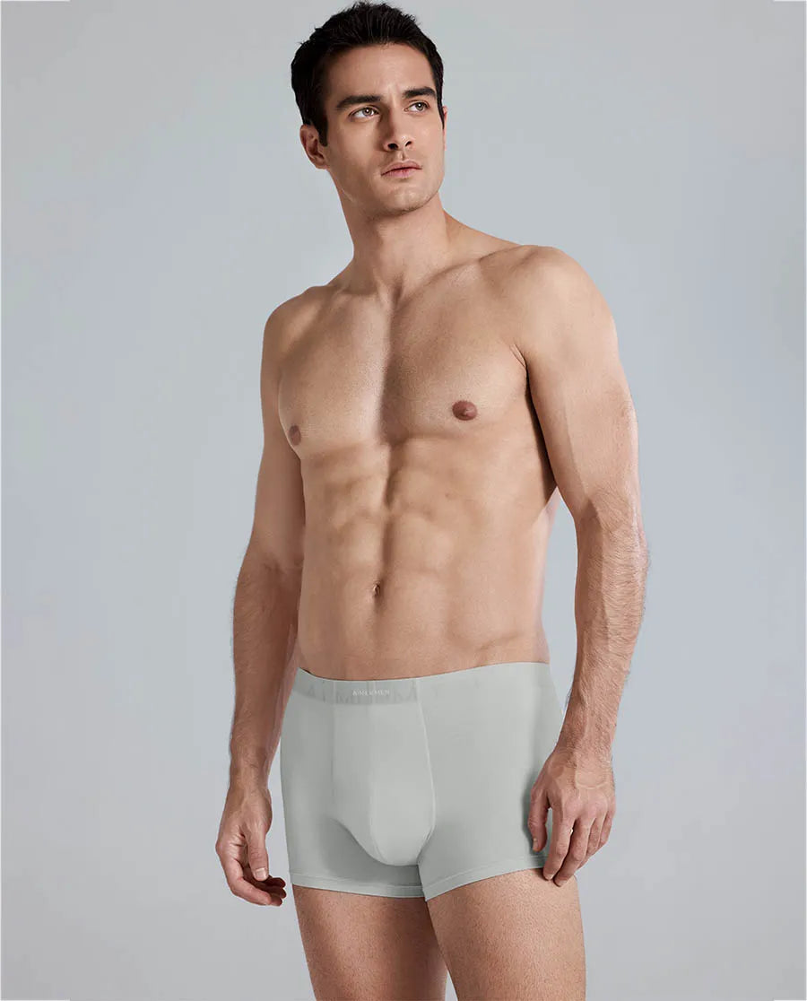 Aimer Men Milk Fiber Collection 2-Pack Logo Trunk