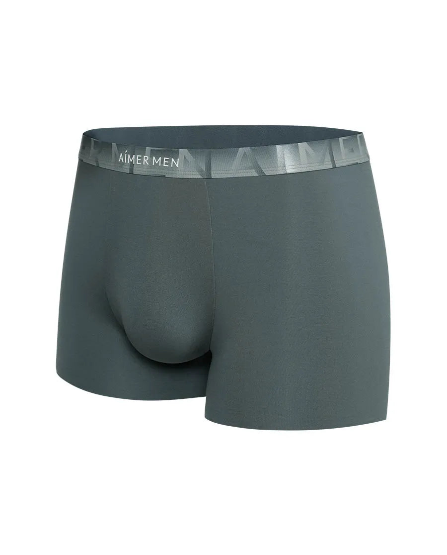 Aimer Men Logo Silky Cool Feeling Trunk