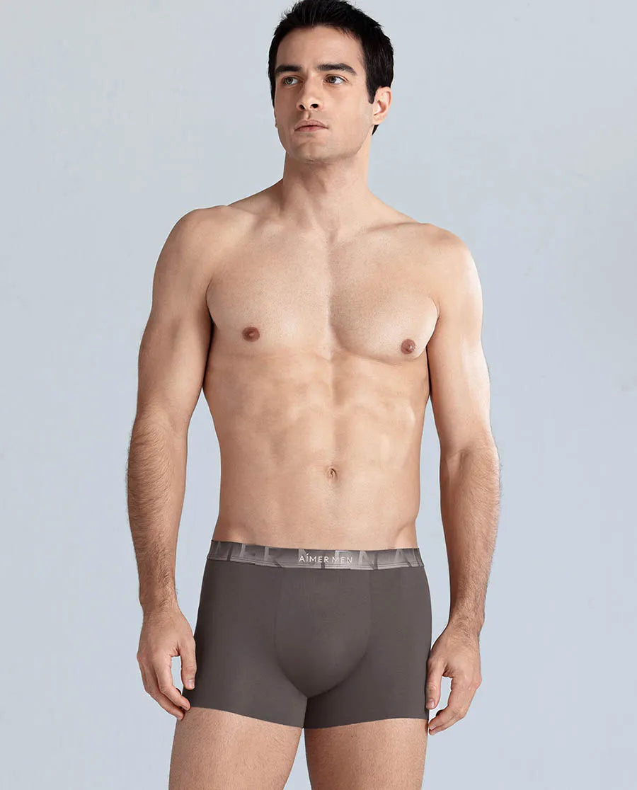 Aimer Men Logo Silky Cool Feeling Trunk