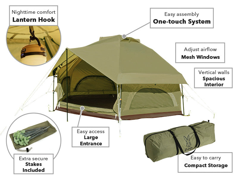 Kinoko Mushroom Tent