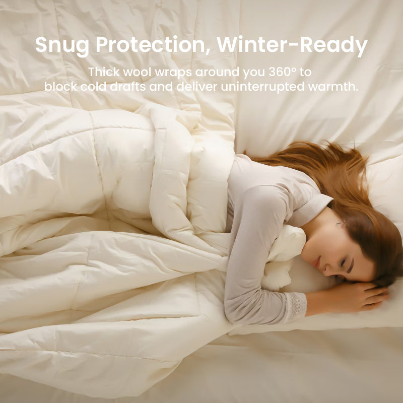 The Cloud-Light Merino Wool Comforter