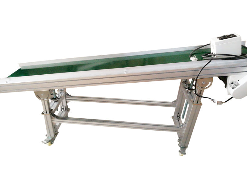 110V 1.8m PVC Inclined Wall Conveyor 30cm