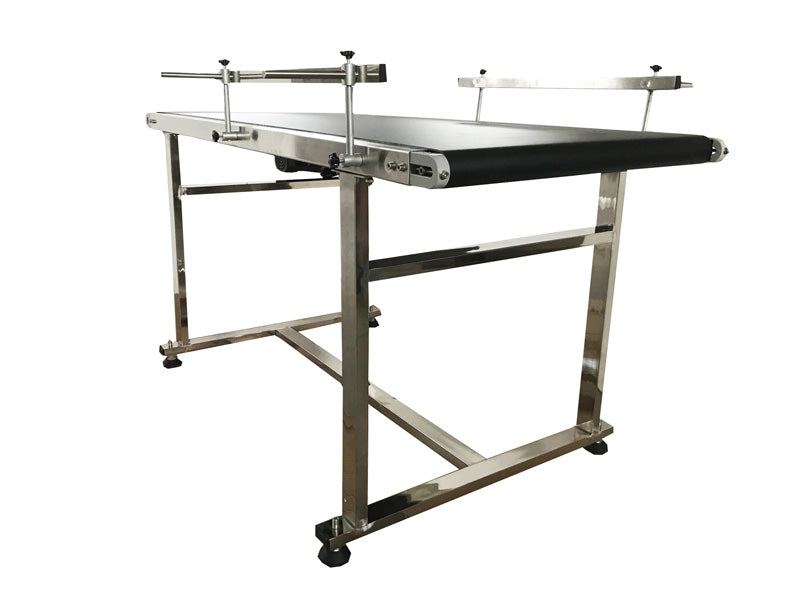 110V 1.5m PVC Conveyor Double Guardrail 50cm