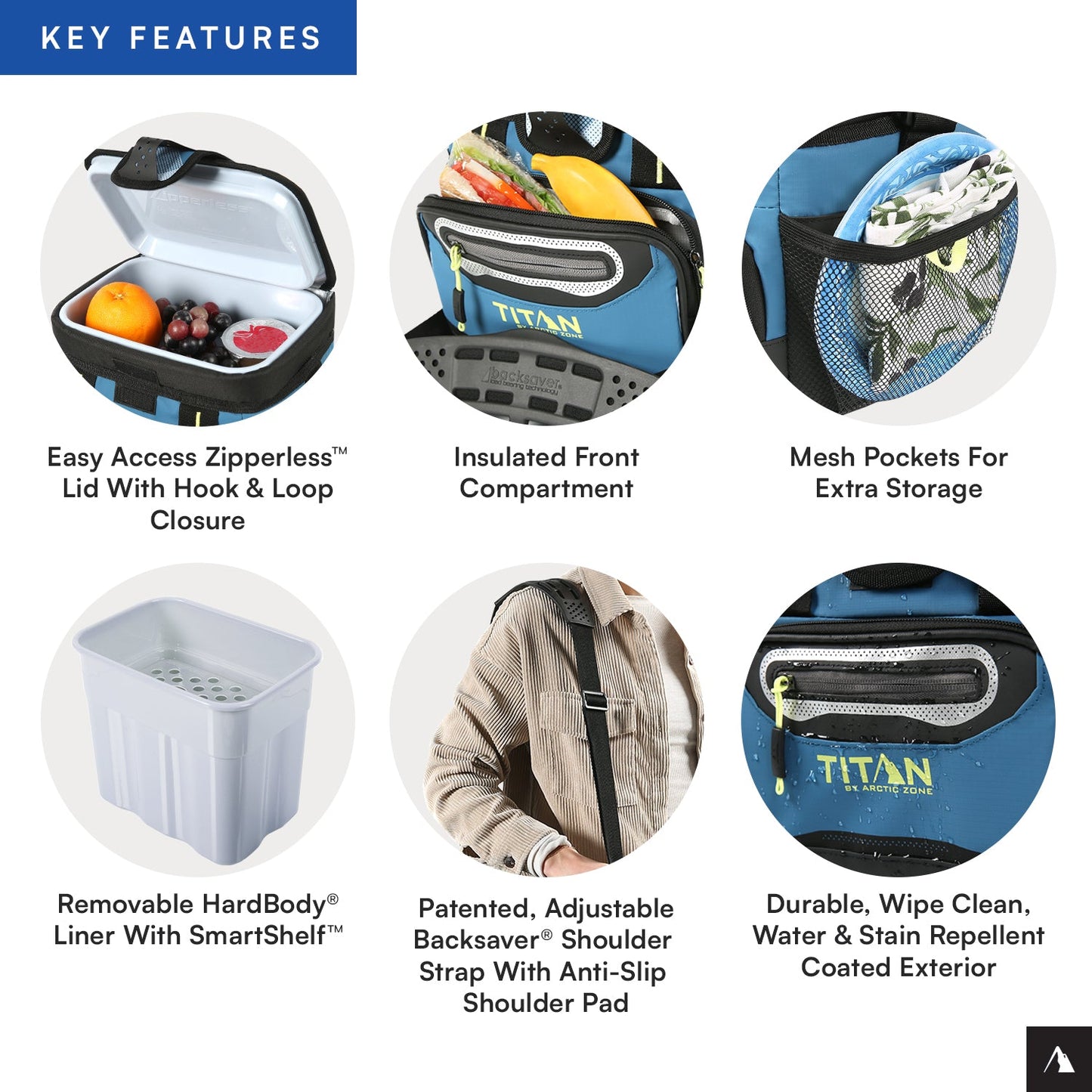 9 Can Zipperless HardBody® Cooler